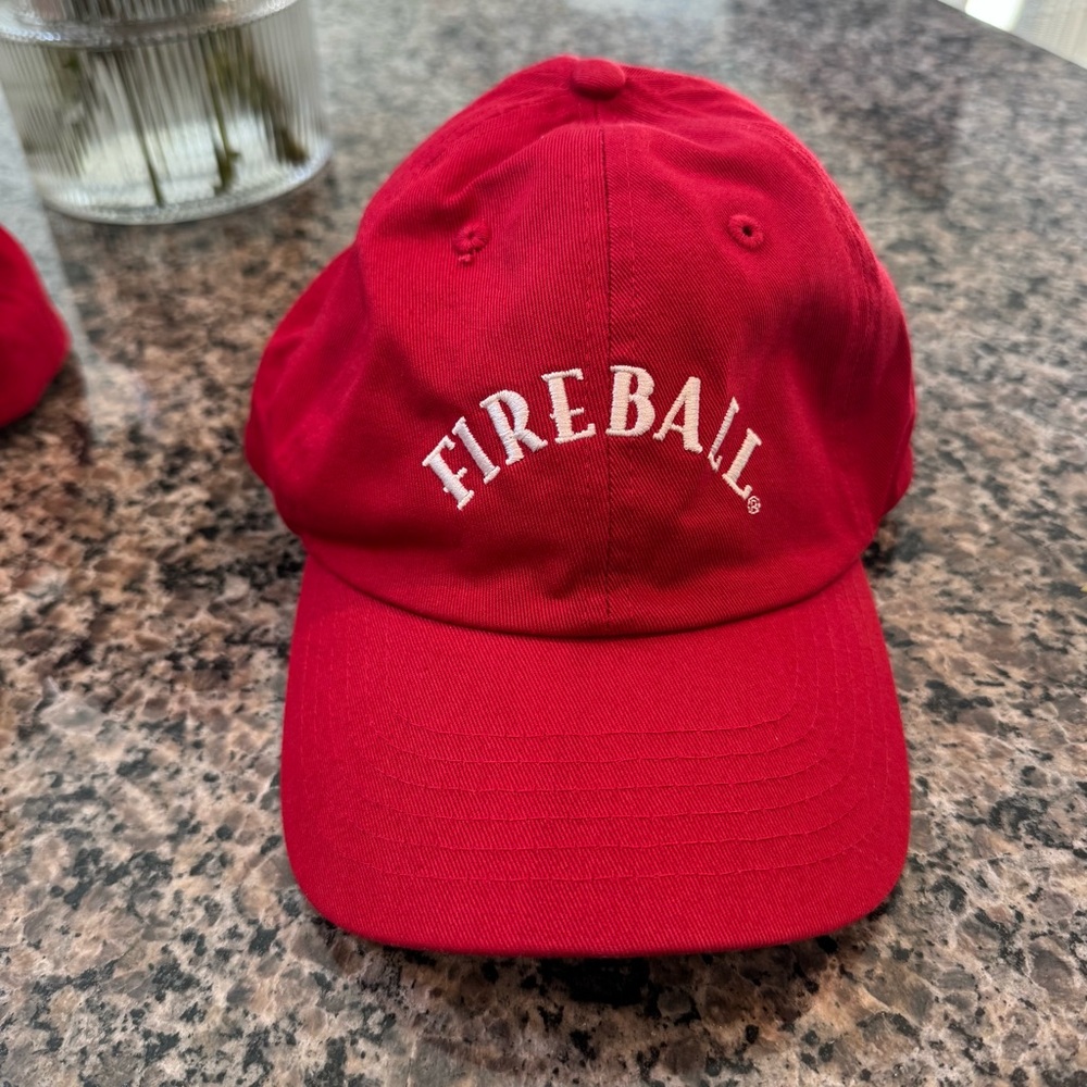 Red Fireball Whiskey Baseball Cap